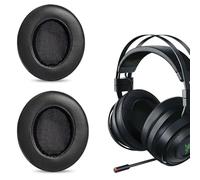 Razer Nari Coussinets de rechange pour casque de jeu, en cuir végétalien, noir, compatible avec modèle 7.1 THX