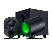 Razer Nommo V2 - Enceintes Gaming 2.1 Large Bande pour PC avec Caisson de Basses Filaire (Haut-Parleurs Large Bande de 3 Pouces avec Bouchons de Phase en Aluminium, THX Spatial Audio) Noir