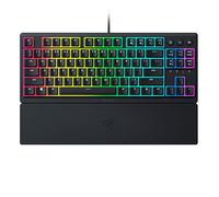 Razer Ornata V3 Tenkeyless - Clavier Gamer Compact à Bas Profil (Switches Méca-Membrane, Repose-Poignet Magnétique, Touches en ABS Vernies aux UV) Clavier US | Noir