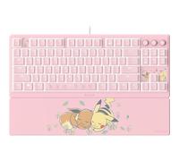 Razer Ornata V3 Tenkeyless Pokémon Pikachu & Eevee - Clavier Gaming Compact et Plat - Rétroéclairage Chroma - Touches multimédia dédiées - Clavier QWERTY US | Commutateurs à Membrane