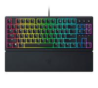 Razer Ornata V3 TKL Clavier de jeu : touches discrètes - Commutateurs à membrane Mecha - Touches revêtues d'UV - Touches multimédia rétroéclairées - Éclairage RVB 8 zones - Résistant aux éclaboussures