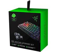 Razer PBT Keycap Set for Gaming Keyboard - Kit de mise à niveau des capuchons de touches pour claviers mécaniques et optiques (compatibilité avec le rétroéclairage, matériau PBT supérieur) Vert