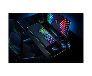 Razer Phantom Jeu de Touches rétroéclairées pour claviers Razer (pour commutateurs à axe Croix, matériau ABS, 128 keycaps) Touches QWERTZ DE | Noir