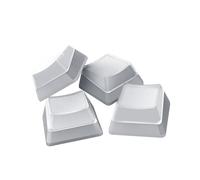 Razer Phantom Kit de Mise à Niveau de Touches Design Unique - côtés translucides - Légendes gravées au Laser en Bas - Outils de Retrait et stabilisateurs - Compatibilité Universelle - Blanc
