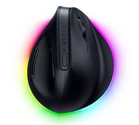 Razer Pro Click V2 Vertical - Souris Ergonomique Verticale sans Fil pour droitier - Assistance IA - Capteur Optique 30K (jusqu'à 6 Mois d'autonomie, Chroma RGB, 9 Boutons) Noir