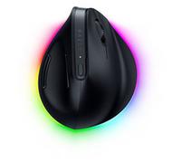 Razer Pro Click V2 Vertical - Souris Ergonomique Verticale sans Fil pour droitier - Assistance IA - Capteur Optique 30K - Windows & Mac (jusqu'à 6 Mois d'autonomie, Chroma RGB, 9 Boutons) Noir