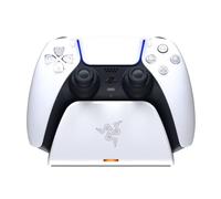 Razer Quick Charging Stand - pour Manette PS5 (Charge Rapide, Alimentation par USB, Navigation à Une Main) Blanc