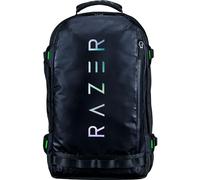 Razer Rogue V3 Backpack (17.3") - Sac à Dos de Voyage Compact (Compartiment pour Ordinateur Portable jusqu'à 15 Pouces, résistant à l'usure, Housse extérieure en Polyester) Noir