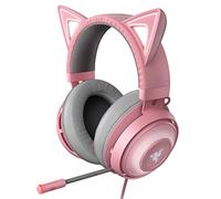 Razer RZ04-02980200-R3M1 Kraken Kitty Chroma Casque de Jeu USB : Cadre en Aluminium léger - Microphone rétractable à réduction du Bruit