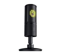 Razer Seiren Emote - USB Streaming Condenser Microphone (Microphone Streaming, Compact avec Support de Choc, directivité supercardioïde, LED Chroma) Noir