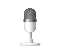 Razer Seiren Mini - Microphone à Condensateur USB pour le streaming (Compact avec Diagramme Polaire Supercardioïde, Support Inclinable, Amortisseur Intégré) Mercury/Blanc
