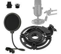 Razer Seiren V2 Pro Suspension Antichoc, Professionnelle Support Antichoc avec Filtre Anti-Pop et Adaptateur Fileté 5/8 à 3/8 pour L'enregistrement Studio et Le Streaming