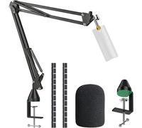 Razer Seiren X Support De Micro Avec Housse En Mousse ¿ Bras De Micro Avec Filtre Anti-Pop Pare-Br Compatible Avec Le Microphone Razer Seiren X