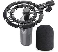 Razer Seiren X Suspension Antichoc en Alliage avec Bonnette Mousse en Noir Réduisant la Vibration pour Microphone Razer X par