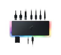 Razer Station d'accueil Thunderbolt 4 : 10 ports en 1 - Sortie vidéo double 4K ou unique 8K - Hub USB A et C, compatible Thunderbolt 3, Mac et PC 2,5 GbE - Certifié Thunderbolt 4 - Chargement par