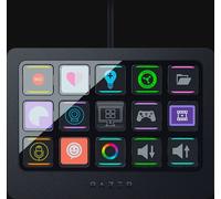 Razer Stream Controller X - noir - 15 touches - Windows 10 - Windows 11 - Mac OS X 10.14 Mojave - Mac OS