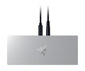 Razer Thunderbolt 5 Dock Chroma - 10 Ports USB-Dock - 3X DisplayPort USB-C - Ethernet - Passthrough 140W - Carte SD/UHS - 2X USB-A - Extension M.2 - Connecteur UK - PC/Mac | Mercury