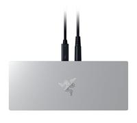 Razer Thunderbolt 5 Dock - Station d'accueil 10 Ports USB-Thunderbolt - 3X DisplayPort USB-C 3.2 - Ethernet - Passthrough 140W - Carte SD/UHS - 3X USB - Extension M.2 - Prise UE - PC/Mac | Blanc