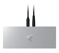 Razer Thunderbolt 5 Dock - Station d'accueil 11 Ports USB-Thunderbolt - 3X DisplayPort USB-C 3.2 - Ethernet - Passthrough 140W - Carte SD/UHS - 3X USB - Extension M.2 - Prise UE - PC/Mac | Blanc