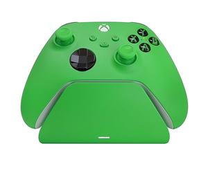 Razer Universal Quick Charging Stand(Velocity Green) - pour Manettes de Xbox (Charge Rapide, Contact Magnétique, Compatibilité Universelle, Navigation à Une Main) Vert