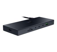 Razer Station d'accueil USB 4 Dock - 14 ports, 2 écrans, 3x USB-C, 5x USB-A, HDMI - Noir