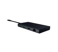 Razer Station d'accueil USB-C - 11 Ports avec HDMI, Gigabit Ethernet, Port Audio 3,5 mm, USB-A et -C, Compatible avec Windows et Mac (Sortie d'écran avec 4K, Son Surround 7.1) Noir