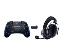 Razer Wolverine V2 Pro + BlackShark V2 Pro (PlayStation) - (HyperSpeed Wireless, Mecha-Tactile Action Buttons, 8-Way Microswitch D-Pad, HyperTrigger) Noir