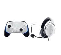Razer Wolverine V2 Pro + BlackShark V2 X (PlayStation) - (HyperSpeed Wireless, Mecha-Tactile Action Buttons, 8-Way Microswitch D-Pad, HyperTrigger) Mercury