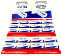 Razor Blades Club - Astra Stainless, Lames de Rasoir Double Tranchant, 100 pièces