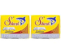 Razor Blades Club Lot de 200 lames de rasage à un seul fil Shark Super Stainless