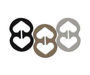 RAZOR Clips 3 morceaux de bretelles clips de sangle soutien-gorge de dissimulation du clip de contrôle de clivage 3 Moyen Noir-blanc-beige