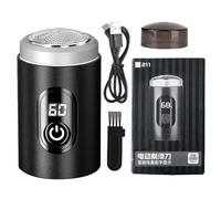 Razor de rasoir électrique rechargeable - Dispositif de toilettage étanche, coupe-barbe compacte | Dépassement portable des poils du visage, rasoir de voyage pour hommes Office Business Trips Camping