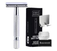 Razors de sécurité pour hommes, rasoirs de sécurité | Coupe à la barbe à double tranchant - Razors de sécurité pour les hommes avec une tondeuse de précision pour une utilisation à la maison, avec 5 r