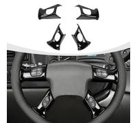 RAZPOY Enjoliveur de volant pour Chevrolet Silverado 2003-2006, noir