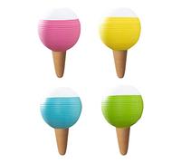 RAZURE Pack de 4 Pointes Auto-arrosantes en Terre Cuite, Pieux D'arrosage des Plantes, Pieux D'autoarrosage Décoratifs de 430ml, Goutte-Gouttes Automatiques pour Plantes en Pot D'intérieur(#1)