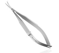 Razzedge Ciseaux à cuticules et à pointes incurvées, ciseaux de couture à pointe courbée, pour barbe et moustache, cils et sourcils, peau sèche