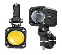 RB Max Feu avant additionnel carré à LED ECOBENE 12V 50W homologué compatible avec moto ECO-KD20