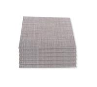 RB RENBERG LISO - Ensemble de Trois Sets de Table - 70% PVC et 30% Polyester - Nappes crème - Résistant à l'usure et Facile à Laver et à Ranger