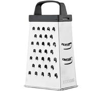 RB Renberg Routide -Râpe à 4 faces en acier inoxydable 8.9x6.4x16.5cm - Râpe à fromage pratique - Râpe à légumes polyvalente - Fabriquée en acier inoxydable