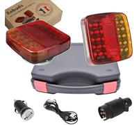 RBD Eclairage arrière Feux Led sans fil WiFi pour remorque, Fixations Magnétique, Kit plaque feu. Livraison gratuite, Vendeur Basé en France