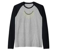 RBG Ruth Bader Ginsburg Dissent Collar Motif Manche Raglan