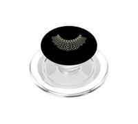 RBG Ruth Bader Ginsburg Dissent Collar Motif PopSockets PopGrip pour MagSafe
