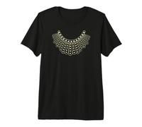RBG Ruth Bader Ginsburg Dissent Collar Motif T-Shirt Haut de Gamme