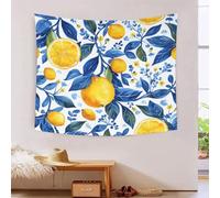 RBGKZVYUM Citron et orange 3D Effet Tapisserie Décoration Murale Tapisserie Murales Tapisserie Murale Tissu Pour Chambre Salon Serviette De Plage Tenture Murale 130cmx150cm