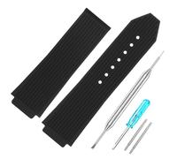 RBIPO 25mm Rubber Watch Band For Hublot Big Bang Replacement Watch Strap Waterproof Silicone Wristbands For Men And Women