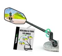 RBRL Rétroviseur Vélo Anti-Chute Stable, Surdimensionné Pas Facile à Bloquer, Pour Guidon (Gauche)