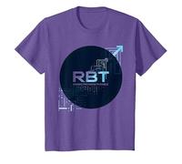 RBT Rend Possible Le progrès, Innovation technologique et motivante T-Shirt, Enfant, Violet Chiné, 6 Ans
