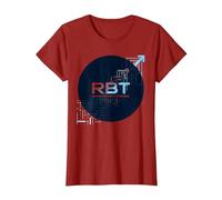 RBT Rend Possible Le progrès, Innovation technologique et motivante T-Shirt, Femme, Canneberge, M