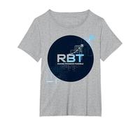 RBT Rend Possible Le progrès, Innovation technologique et motivante T-Shirt, Femme Grandes Tailles, Gris Chiné, 1X