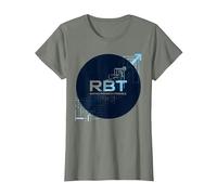 RBT Rend Possible Le progrès, Innovation technologique et motivante T-Shirt, Femme, Vert Kaki chiné, 3XL